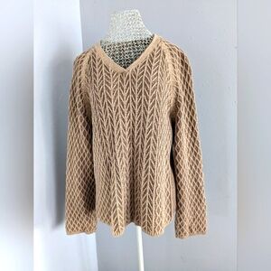 Christopher & Banks Texture Ramie Knit Sweater VINTAGE